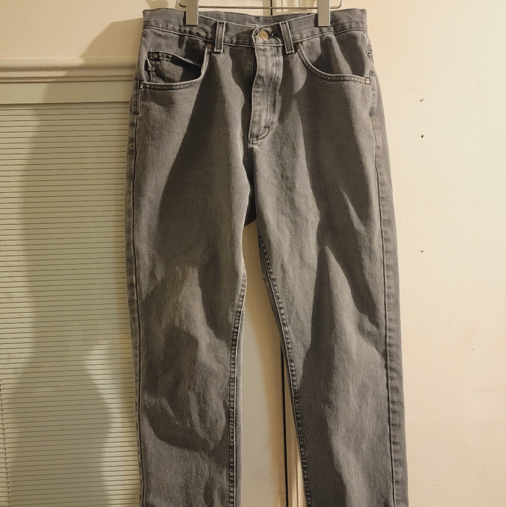 LL Bean Double L Classic Fit Jeans Mens 32x30 Gray.